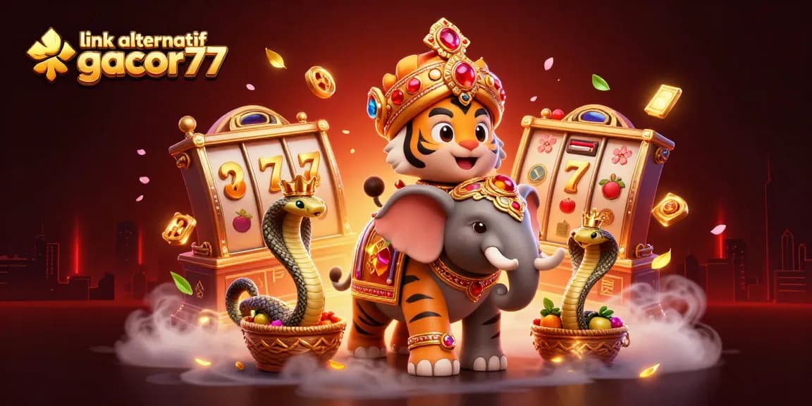 Mengakses link alternatif gacor77 untuk menemukan slot terbaik dan peluang jackpot terbaru dengan ilustrasi menawan.