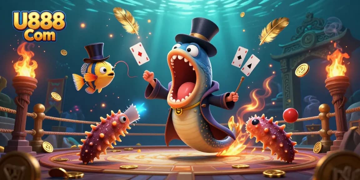 Engage in thrilling gameplay at U888 Com with vibrant underwater casino action and enchanting characters.