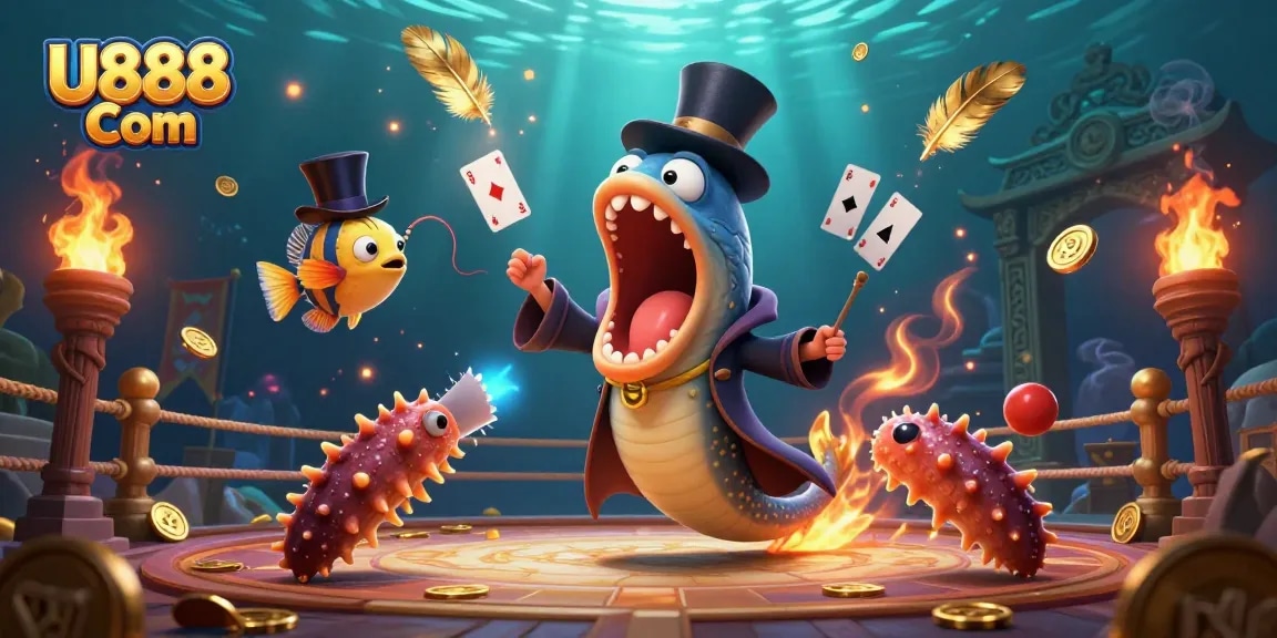 Engage in thrilling gameplay at U888 Com with vibrant underwater casino action and enchanting characters.
