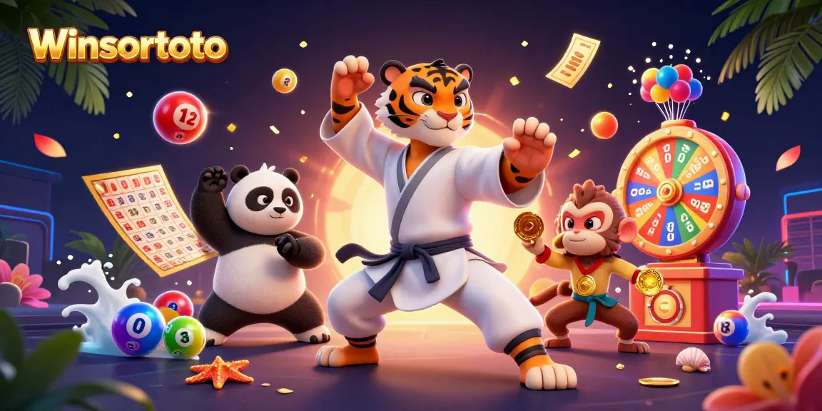 Memenangkan jackpot dengan winsortoto, bersama guru harimau kung fu dan murid panda yang mengagumkan dalam suasana kasino