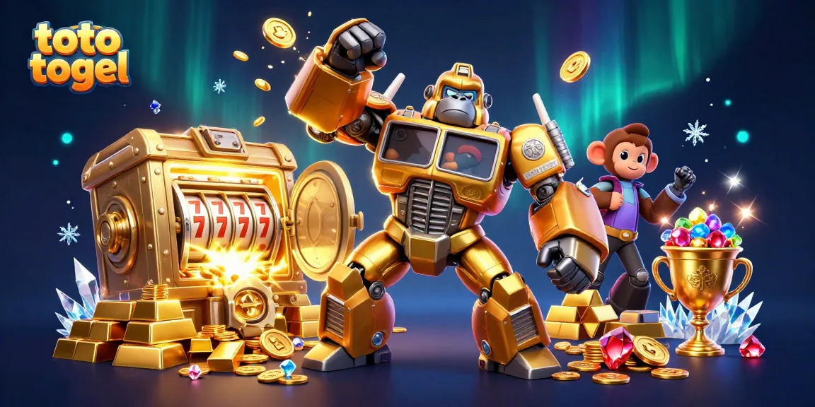 Engage in thrilling toto togel gaming with vibrant characters and dazzling casino elements.
