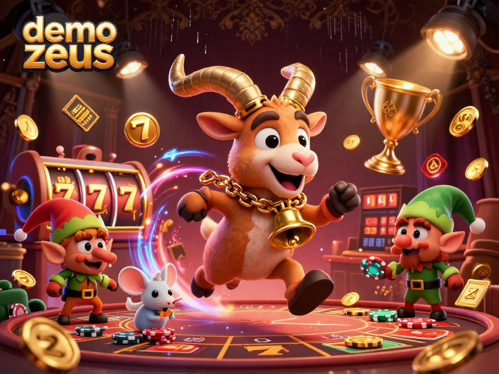 Menangkan jackpot dengan demo zeus dalam ilustrasi kasino yang penuh aksi dan elemen permainan menarik.