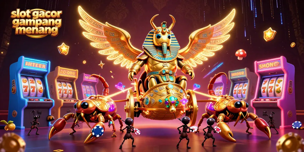 Menangkan permainan slot gacor gampang menang dengan ilustrasi 3D penuh aksi menghibur dan detail yang kaya.
