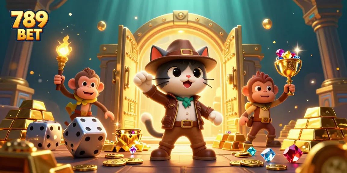 Play exciting games at 789 BET featuring thrilling treasures and vibrant characters in action.