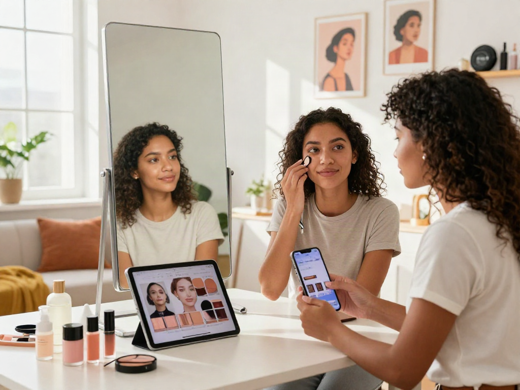 Exploring an alternative to QOVES for facial analysis and beauty enhancement in a modern studio.