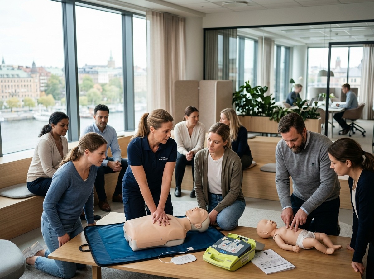 Förbered er personal med en komplett HLR kurs Stockholm