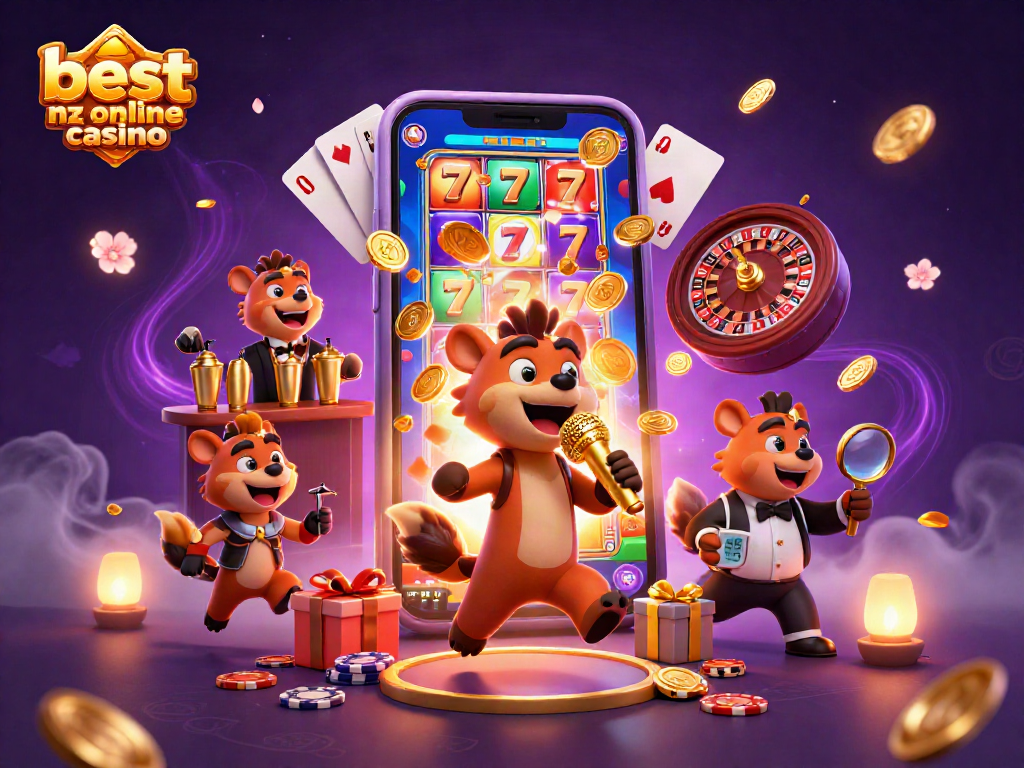 Engage with the best nz online casino experience through lively hyenas in a comedy casino club.