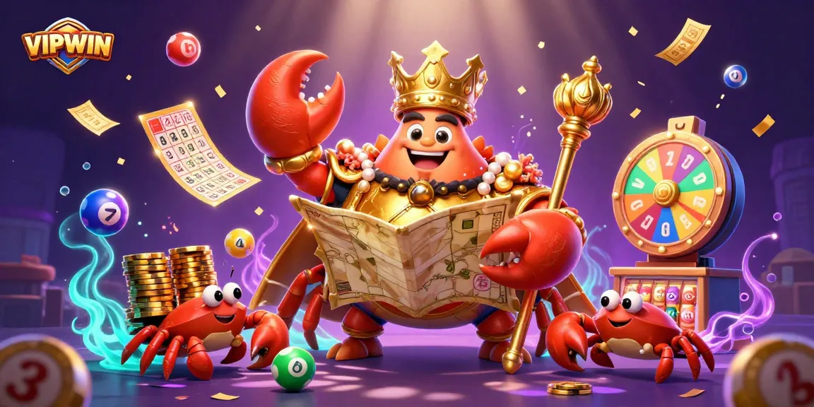 Engage in thrilling lottery action at VIPWIN with vibrant game elements and a magical casino atmosphere.