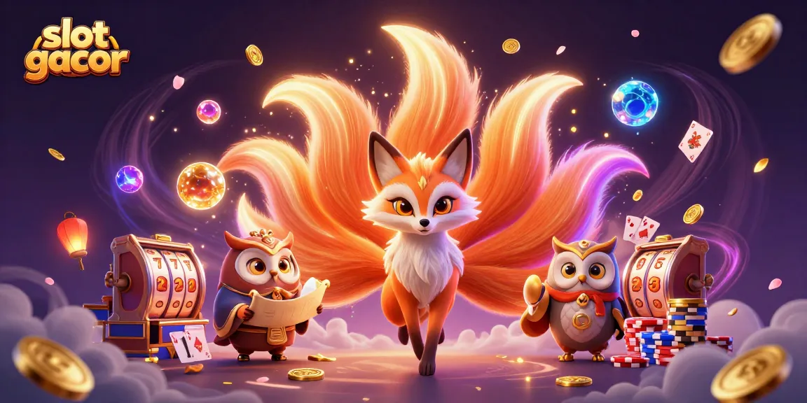 slot gacor dengan citra dadu berkilau, uang emas, dan orbs warna-warni berkeliaran