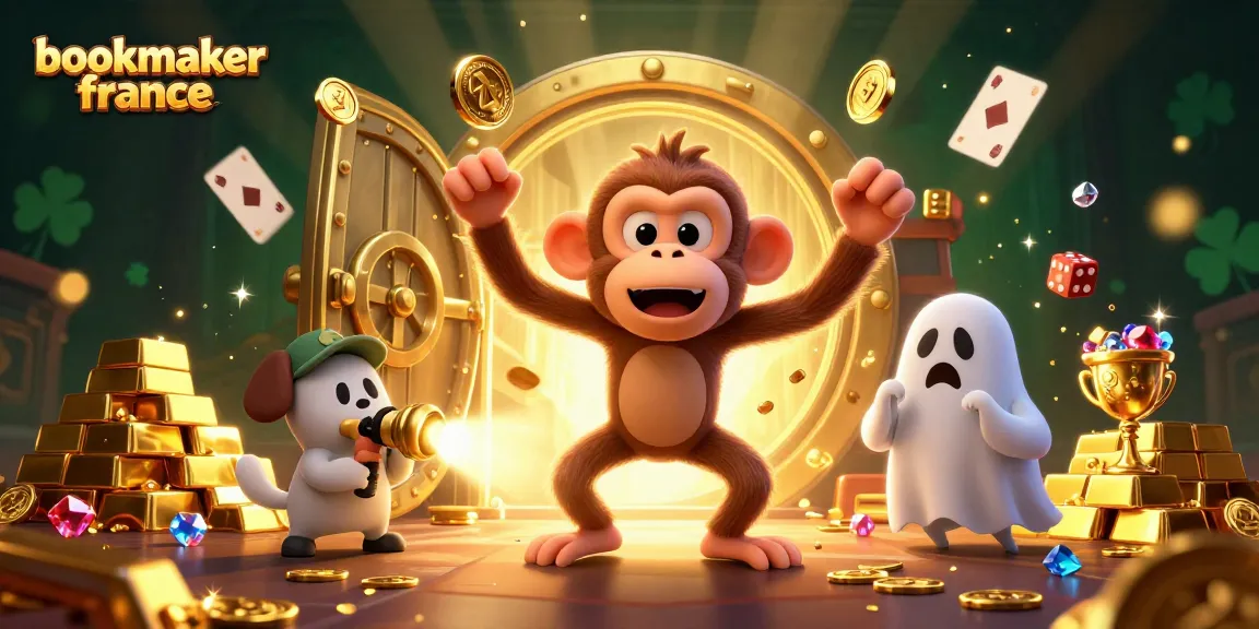 Pariez sur bookmaker France avec une illustration dynamique de jeux d'argent captivante.