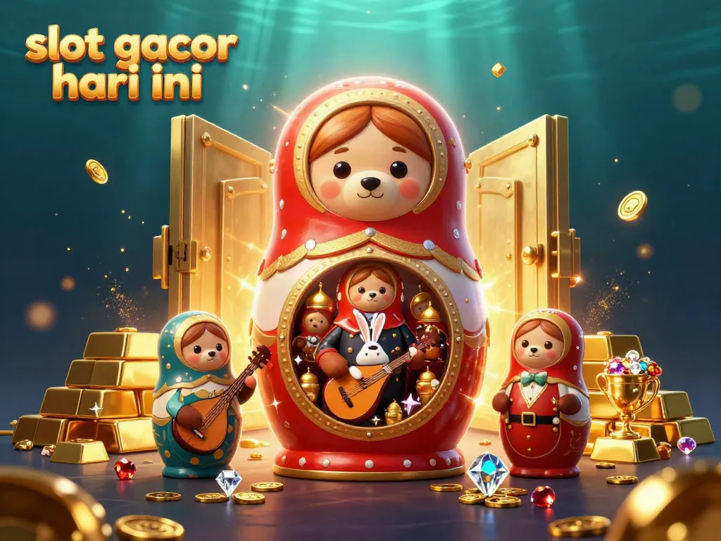 Play exciting slot gacor hari ini with charming cartoon bears and glimmering treasures.