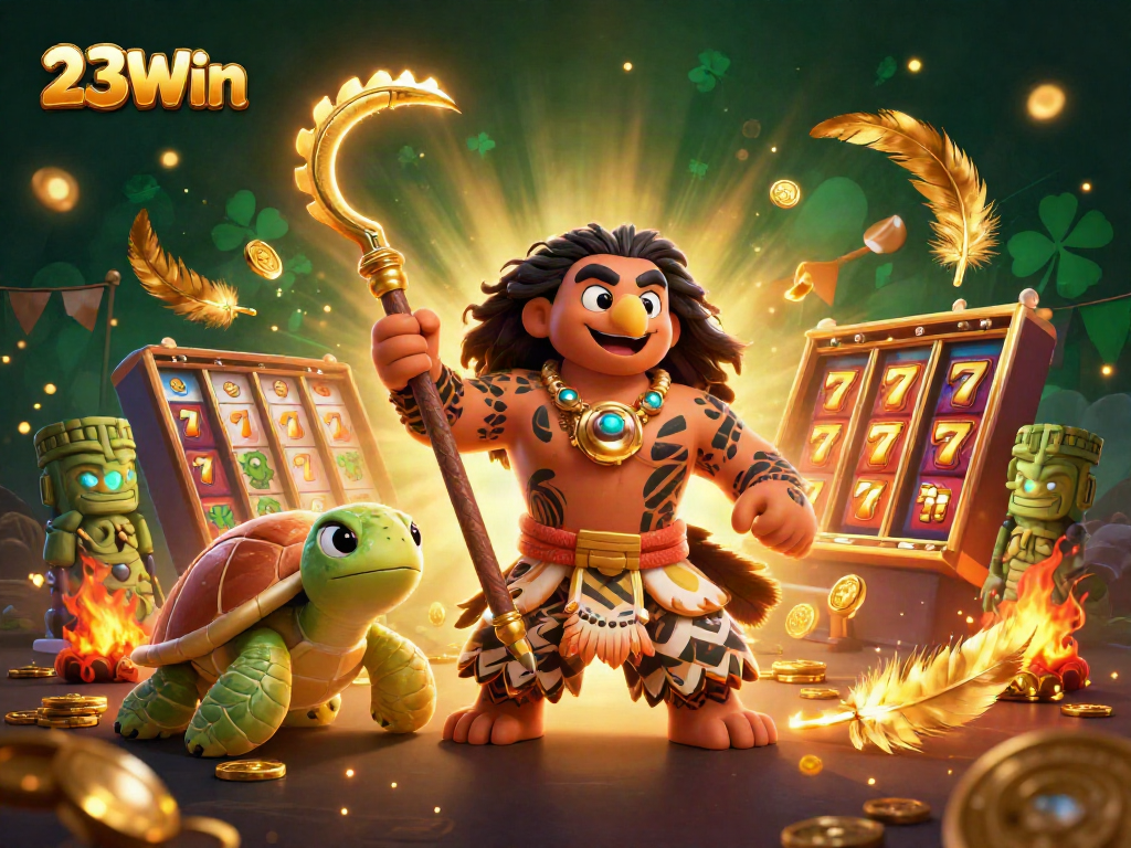 Experience thrilling gameplay at 23Win with dynamic slot machines and vibrant characters.