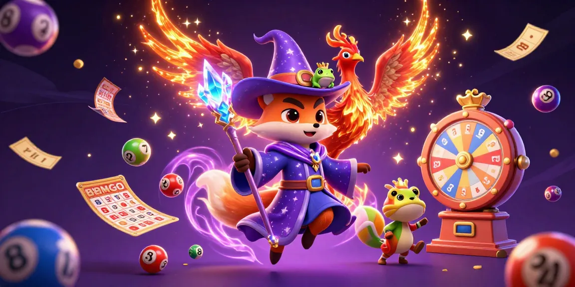 Engage with game go88's vibrant lottery-themed scene featuring whimsical characters and colorful elements.