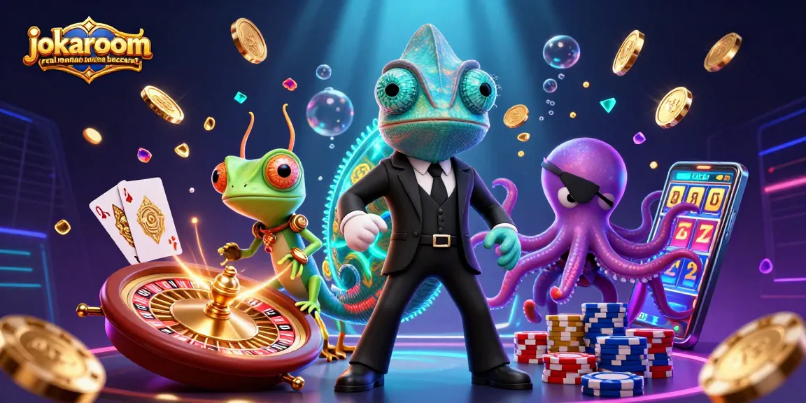 Experience the thrill of jokaroom real money online baccarat with dynamic characters and casino elements.