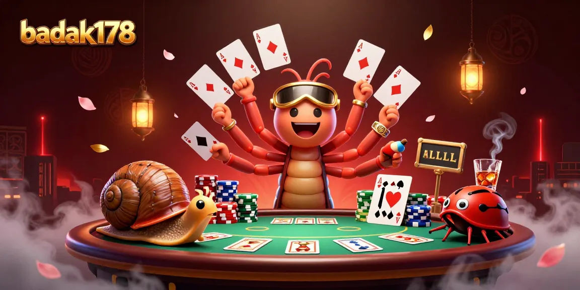 Engage in thrilling games at badak178 with a vibrant casino scene showcasing high-stakes poker.