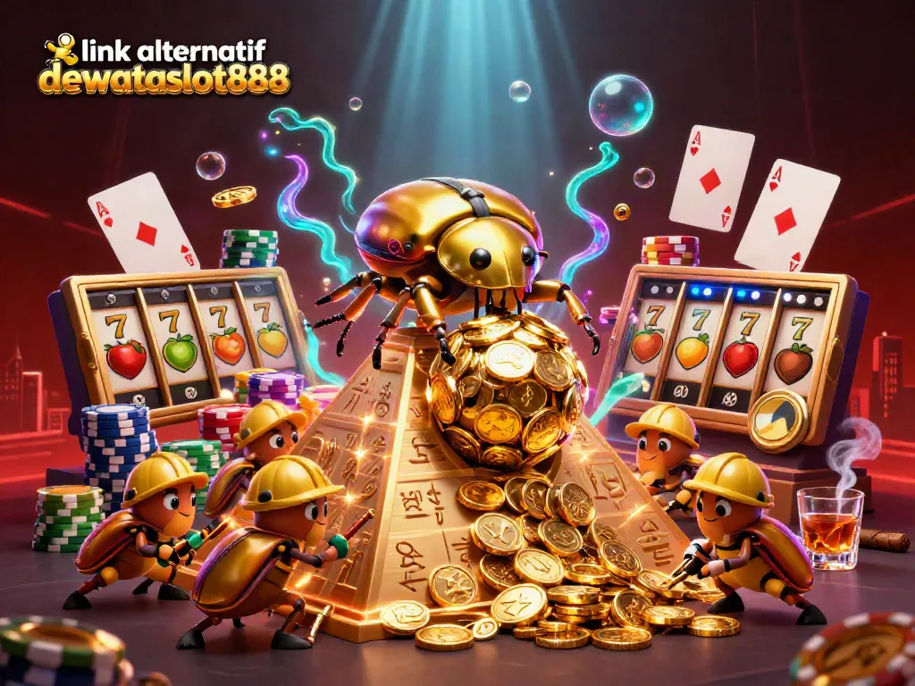 Gulirkan emas di link alternatif dewataslot888 dengan karakter dan elemen kasino yang memukau.