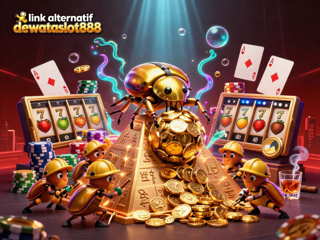 Gulirkan emas di link alternatif dewataslot888 dengan karakter dan elemen kasino yang memukau.