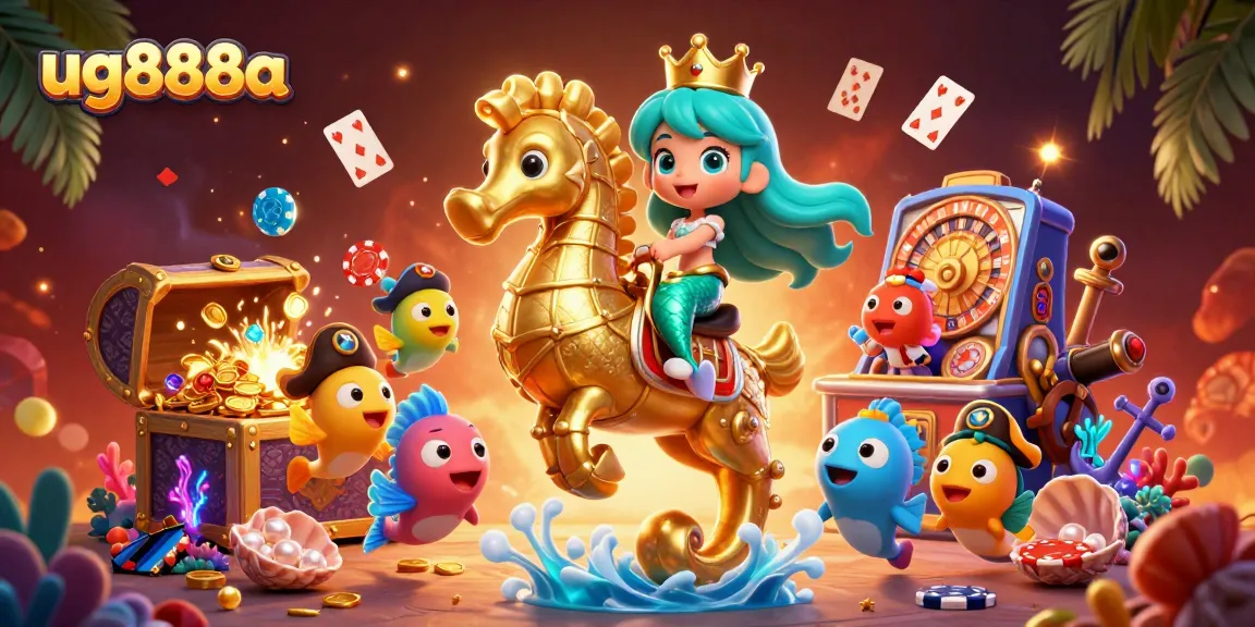Experience thrilling gameplay at ug888a with vibrant casino elements and engaging characters.