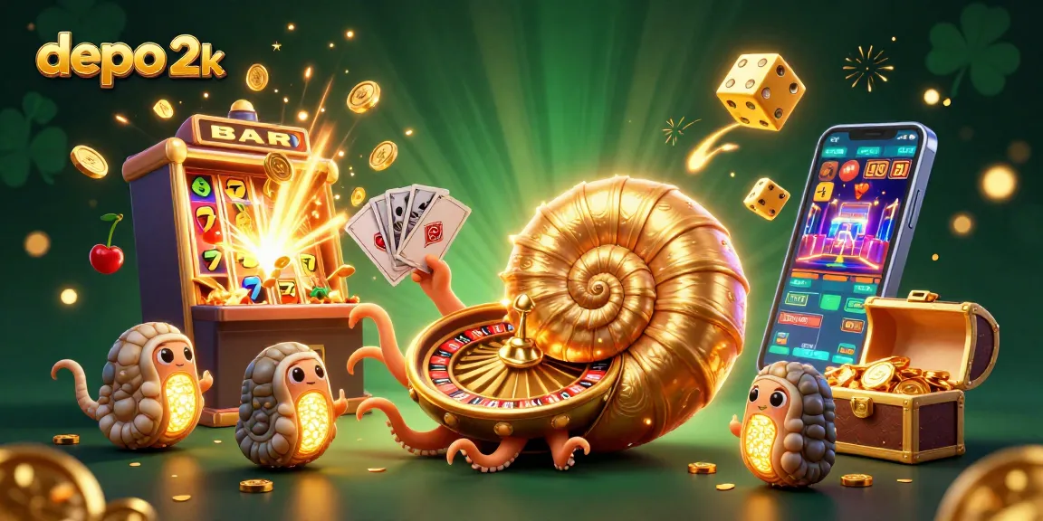 Menangkan jackpot dengan bermain mesin slot dan nautilus berputar pada depo 2k