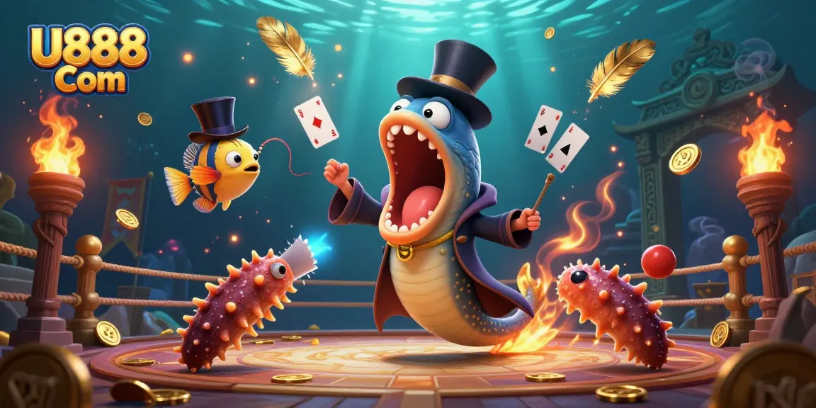 Engage in thrilling gameplay at U888 Com with vibrant underwater casino action and enchanting characters.
