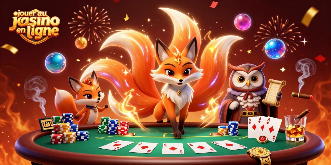 Découvrez comment jouer au casino en ligne avec une illustration ludique et captivante de chance.
