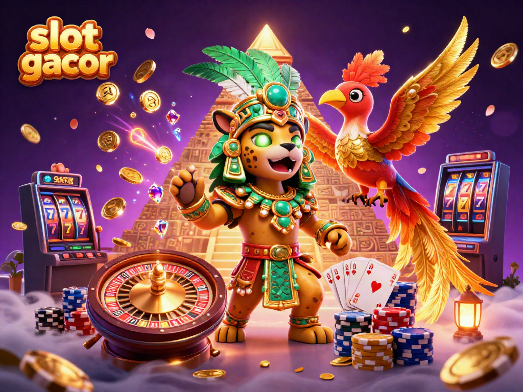 Menangkan slot gacor dengan penggambaran karakter kasino yang magis dan berwarna-warni.