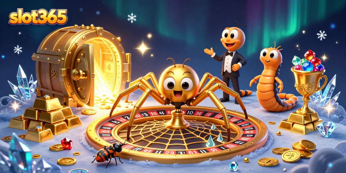 Spin the reels and explore exciting rewards at slot365 with an immersive gaming illustration.
