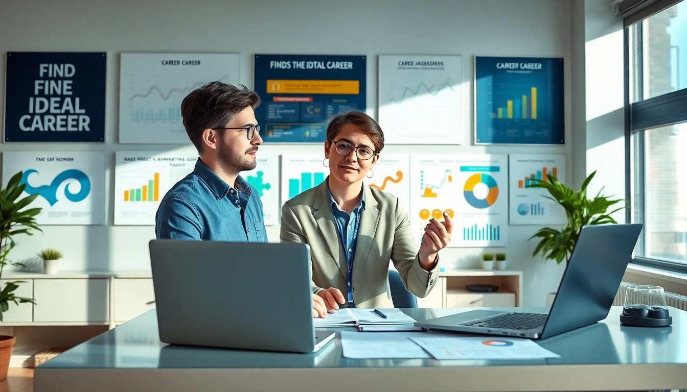 Discover the process of identifying an ideal career through professional guidance and data analysis.