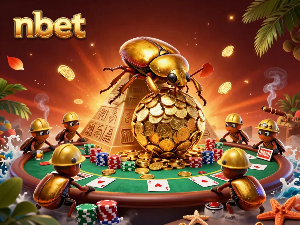 Experience nbet's lavish online casino with vibrant symbols, golden coins, and engaging gameplay.