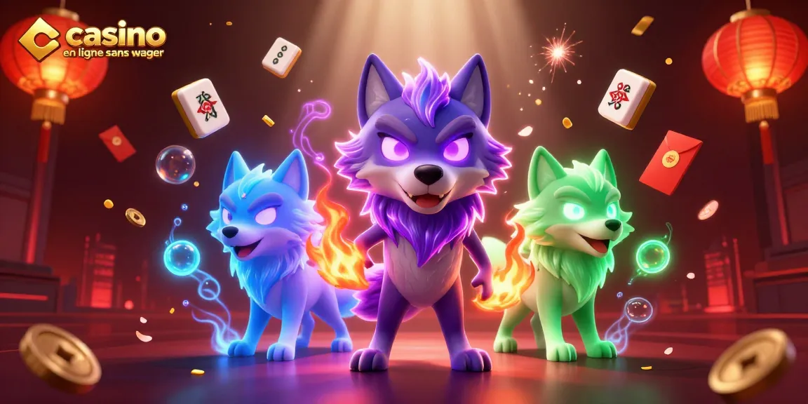 Plongez dans l'univers de casino en ligne sans wager avec des loups fantomatiques et des éléments de jeu captivants.