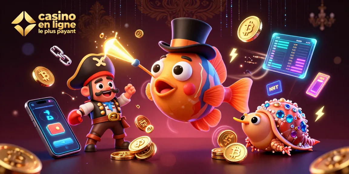 Jouer au casino en ligne le plus payant avec des poissons brillants et des pièces d'or éclatantes.